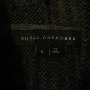 Skull Cashmere hooded sweater